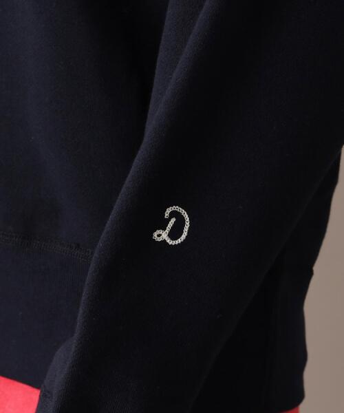 DRESSTERIOR（ドレステリア）の「【洗える/日本製】サスティナブル裏毛コットンプルオーバー（スウェット・レディース・ネイビー/ブルー系その他/オフホワイト・38/36/34）」の12枚目の写真