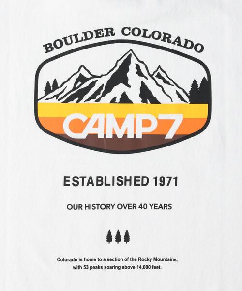 CAMP7(キャンプセブン)の「CAMP7(キャンプ7)グラデーションプリントTシャツ(Tシャツ/カットソー・キッズ・ホワイト/ブラック・130/160/140/150)」の12枚目の写真