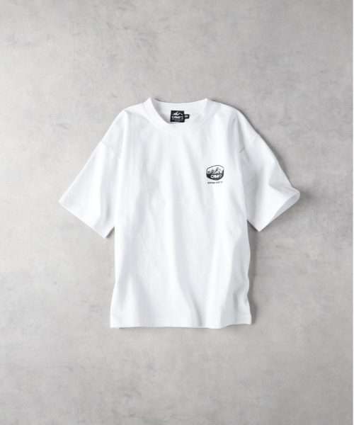 CAMP7(キャンプセブン)の「CAMP7(キャンプ7)グラデーションプリントTシャツ(Tシャツ/カットソー・キッズ・ホワイト/ブラック・130/160/140/150)」の4枚目の写真