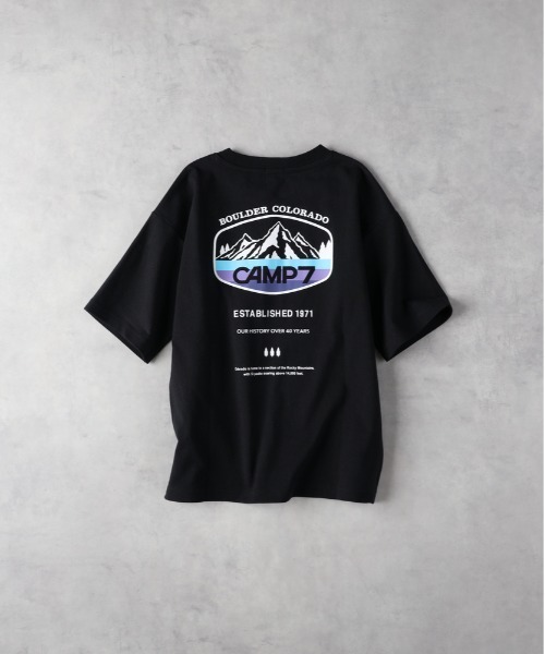 CAMP7(キャンプセブン)の「CAMP7(キャンプ7)グラデーションプリントTシャツ(Tシャツ/カットソー・キッズ・ホワイト/ブラック・130/160/140/150)」の11枚目の写真