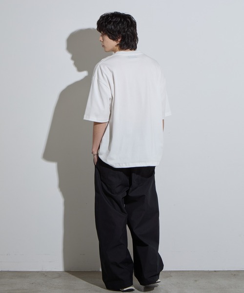 SLICK（スリック）の「【SLICK/スリック】T/C Twill Wide Silhouette Pants / 綿ポリエステルワイドシルエットバレルパンツ/バルーンシルエット / カーブパンツ（その他パンツ・メンズ・ブラウン/ブラック/グレイッシュベージュ・1/2/3）」の10枚目の写真