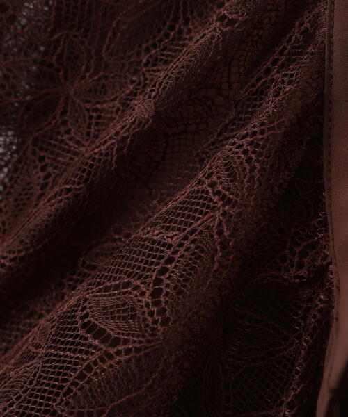 PROPORTION BODY DRESSING(プロポーションボディドレッシング)の「レースラッフルブラウス / 1215110500(シャツ/ブラウス・レディース・ネイビー/ブラウン/ホワイト系その他・FREE)」の10枚目の写真
