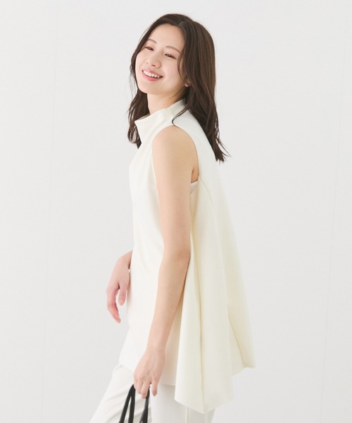 Jayro(ジャイロ)の「アクアノースリ-ブAラインプルオーバー(Tシャツ/カットソー・レディース・ホワイト/ネイビー/ブラック/グレー系その他・FREE)」の6枚目の写真