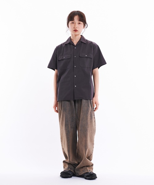 BRIEFING XL ブラウン シャツ pstory_softox_shirt_02.jpg