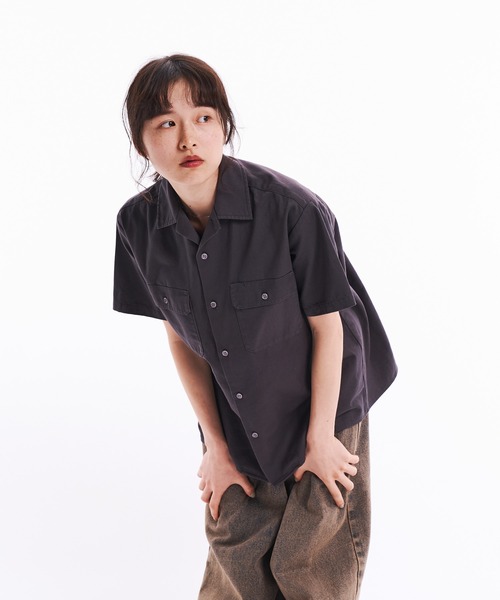 BRIEFING XL ブラウン シャツ pstory_softox_shirt_02.jpg