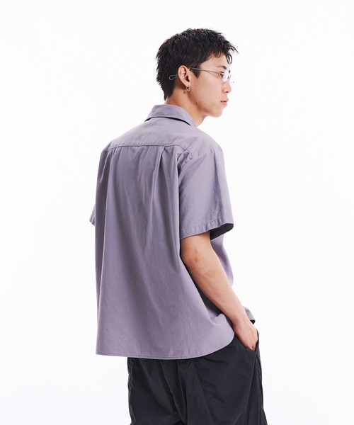 THE BOLDMAN(ザ ボールドマン)の「Box Work Shirts / ボックスワークシャツ(シャツ/ブラウス・メンズ・ライトグレー/チャコールグレー・MEDIUM/LARGE)」の5枚目の写真