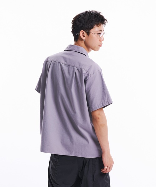 THE BOLDMAN(ザ ボールドマン)の「Box Work Shirts / ボックスワークシャツ(シャツ/ブラウス・メンズ・ライトグレー/チャコールグレー・MEDIUM/LARGE)」の6枚目の写真