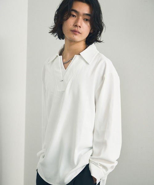 セール】Skipper long sleeve pullover shirt / スキッパー