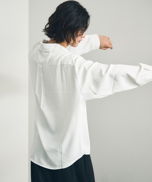 Shoowtime（ショウタイム）の「Skipper long sleeve pullover shirt / スキッパーロングスリーブプルオーバーシャツ（ポロシャツ・メンズ・ワインレッド/ホワイト/ブラック・MEDIUM/X-LARGE/LARGE）」の9枚目の写真