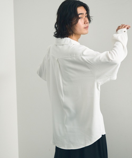 Shoowtime（ショウタイム）の「Skipper long sleeve pullover shirt / スキッパーロングスリーブプルオーバーシャツ（ポロシャツ・メンズ・ワインレッド/ホワイト/ブラック・MEDIUM/X-LARGE/LARGE）」の10枚目の写真