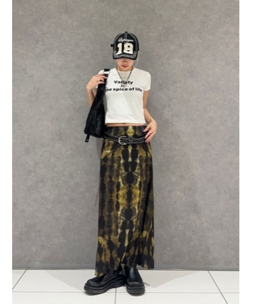 ★今季夏人気完売★新品タグ付き★ LAGUAGEM タイダイ柄ロングスカート S LAGUA GEM | TIE DYE ロングスカート (スカート(ミディアム