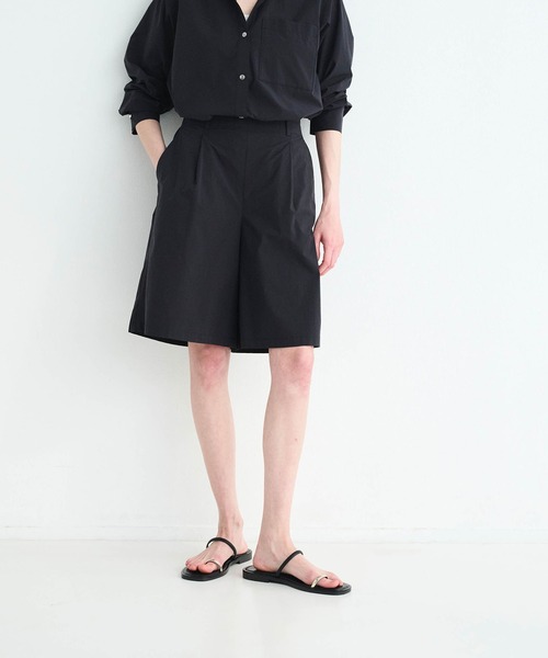 N.O.R.C（ノーク）の「【ウォーターリぺレント】ハーフパンツ（その他パンツ・レディース・ベージュ/ブラック・フリー）」の2枚目の写真