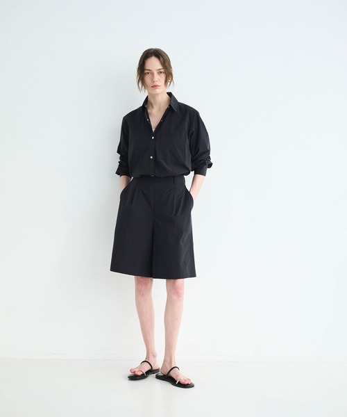N.O.R.C（ノーク）の「【ウォーターリぺレント】ハーフパンツ（その他パンツ・レディース・ベージュ/ブラック・フリー）」の4枚目の写真