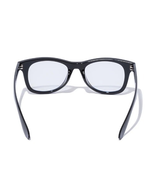 NEW ERA(ニューエラ)の「NEW ERA/ニューエラ サングラス ウェリントン スクエアレンズ シャイニーブラックフレーム ライトブルーレンズ 14518152(サングラス・メンズ・ブラック×ブルー・FREE)」の7枚目の写真