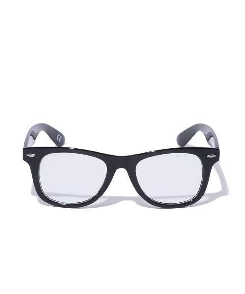 NEW ERA(ニューエラ)の「NEW ERA/ニューエラ サングラス ウェリントン スクエアレンズ シャイニーブラックフレーム ライトブルーレンズ 14518152(サングラス・メンズ・ブラック×ブルー・FREE)」の6枚目の写真