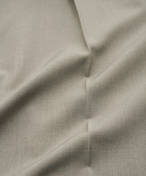 VIS（ビス）の「【新色追加】【防シワ/接触冷感】ベルトディテールタックワイドスラックスパンツ（スラックス・レディース・チャコールグレー/サックスブルー/ベージュ系その他2/ブラック/ライトグリーン・M/S/SS）」の21枚目の写真