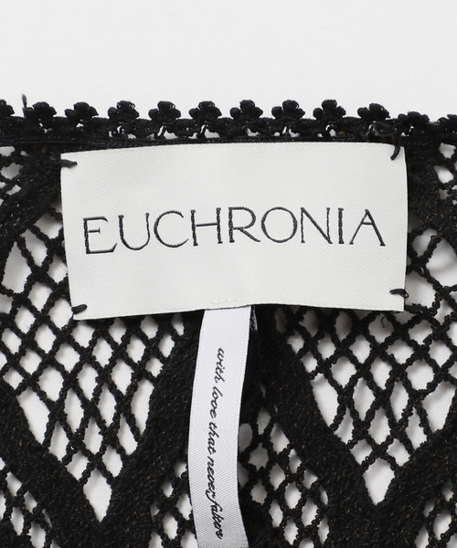 euchronia ユークロニア　トップス セール】EUCHRONIA 別注 Lace long sleece tee：カットソー（T