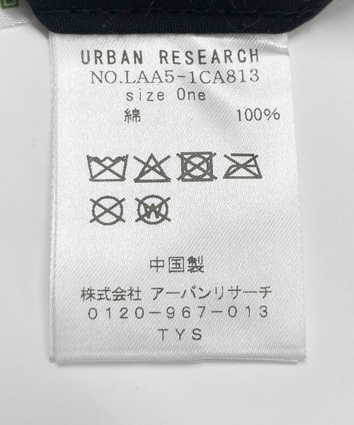 URBAN RESEARCH Sonny Label（アーバンリサーチサニーレーベル）の「OOPS　ロゴマークキャップ（キャップ・メンズ・ブラック/カーキ/ネイビー・ONE）」の18枚目の写真