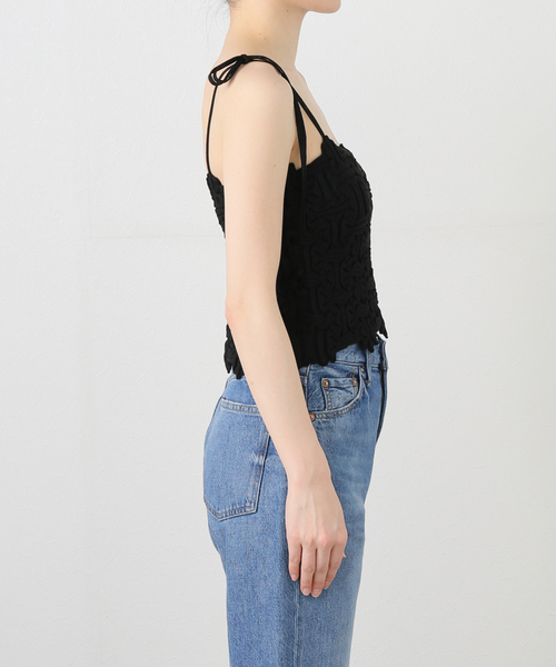 nnm　OPEN SESAME CLUB シアーキャミ gravel camisole OCS25110 | OPEN SESAME