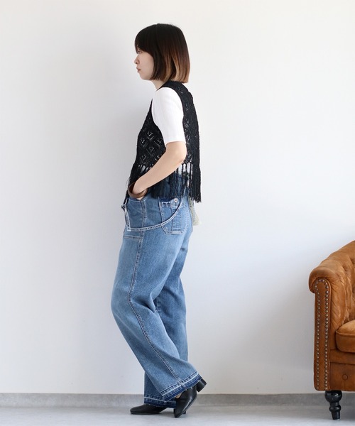 セール】フリンジニットベスト（ベスト）｜cepo（セポ）のファッション