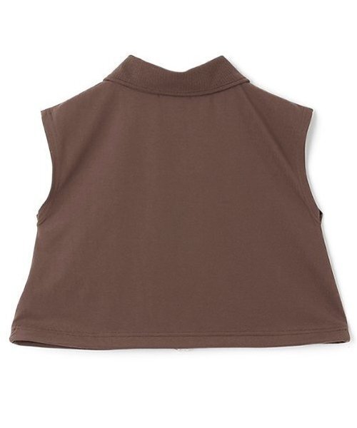 by LOVEiT（バイラビット）の「【Cuugal掲載】ハーフジップ半袖Ｔシャツ（Tシャツ/カットソー・キッズ・ブラック/オフホワイト/ブラウン・120cm/130cm/140cm/150cm/160cm）」の4枚目の写真