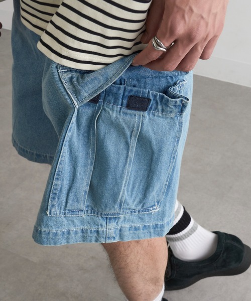 MAGASIN DE MODE Brew(マガジンデモードブリュー)の「【MAGASIN DE MODE Brew】デニムカーゴハーフパンツ MNY(デニムパンツ・メンズ・ブルー/ライトブルー/ブラック・2L/M/L)」の17枚目の写真