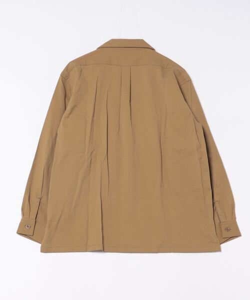 KATO`（カトー）の「/KATO(カトー)/２１１　ナイロンオープンカラーワークシャツ（シャツ/ブラウス・メンズ・カーキ/ベージュ・L/M/S）」の3枚目の写真