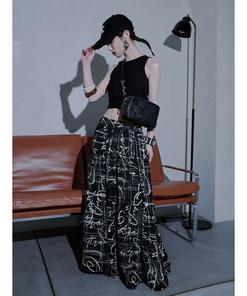 Stylevoice for xxx(スタイルヴォイスフォー)の「【00サイズ】<YUKIKO KOJIMAさんコラボ>カップ付きアメスリタンクトップ(タンクトップ・レディース・ブラック/オフホワイト・00/1)」の11枚目の写真