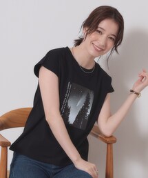 ITS'DEMO | 【手洗い可】フォトフレンチTシャツ(Tシャツ/カットソー)