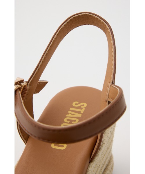 STACCATO(スタッカート)の「アランクロスウェッジソールライトサンダル(サンダル・レディース・ブラック/ブラウン・22.5cm/24.5cm/24cm/23.5cm/23cm)」の15枚目の写真