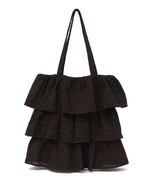 SHIPS(シップス)の「RAJAT:シフリー 刺繍 トート(トートバッグ・レディース・ブラック/ライトホワイト・ONE SIZE)」の5枚目の写真