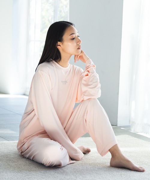 【期間限定】お値下げ中！ バクネTENTIALパジャマ上下セット ピンク BAKUNE Mesh Long Pants（ルームウェア/パジャマ）｜TENTIAL