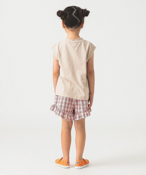 B:MING by BEAMS（ビーミングバイビームス）の「吸水速乾ノースリーブ 2025SS（100～140cm）（タンクトップ・キッズ・ダークグリーン/ベージュ・110/140/120/100/130）」の8枚目の写真