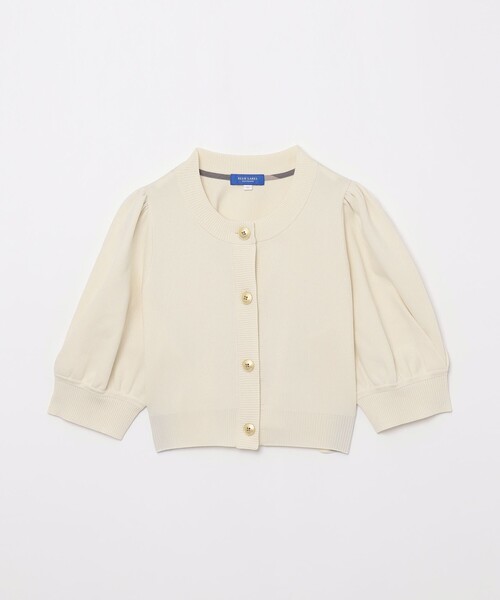 BLUE LABEL CRESTBRIDGE（ブルーレーベルクレストブリッジ）の「【美人百花コラボ】ショートカーディガン（カーディガン/ボレロ・レディース・オフホワイト/ブラック/レッド系その他・38）」の8枚目の写真