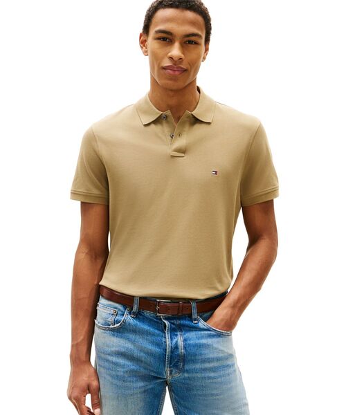 TOMMY HILFIGER(トミーヒルフィガー)の「レギュラーポロシャツ(ポロシャツ・メンズ・グレー/ブルー/ネイビー/ピンク/グリーン/イエロー/カーキ・MEDIUM/LARGE/X-LARGE/SMALL)」の3枚目の写真