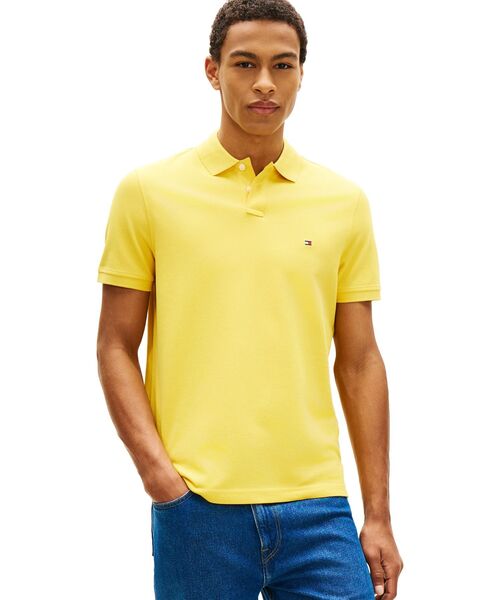 TOMMY HILFIGER(トミーヒルフィガー)の「レギュラーポロシャツ(ポロシャツ・メンズ・グレー/ブルー/ネイビー/ピンク/グリーン/イエロー/カーキ・MEDIUM/LARGE/X-LARGE/SMALL)」の6枚目の写真