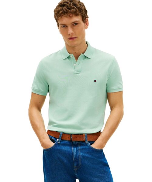 TOMMY HILFIGER(トミーヒルフィガー)の「レギュラーポロシャツ(ポロシャツ・メンズ・グレー/ブルー/ネイビー/ピンク/グリーン/イエロー/カーキ・MEDIUM/LARGE/X-LARGE/SMALL)」の4枚目の写真