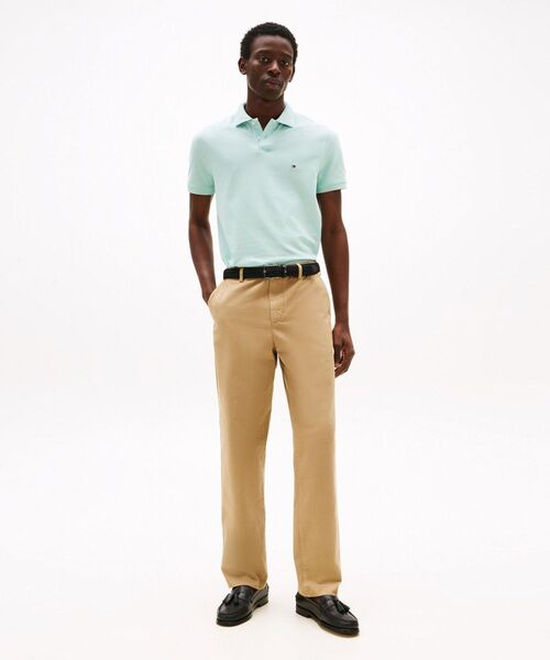 TOMMY HILFIGER（トミーヒルフィガー）の「レギュラーポロシャツ（ポロシャツ・メンズ・グレー/ブルー/ネイビー/ピンク・MEDIUM/LARGE/X-LARGE/SMALL）」の10枚目の写真