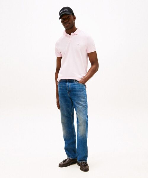 TOMMY HILFIGER（トミーヒルフィガー）の「レギュラーポロシャツ（ポロシャツ・メンズ・グレー/ブルー/ネイビー/ピンク・MEDIUM/LARGE/X-LARGE/SMALL）」の18枚目の写真