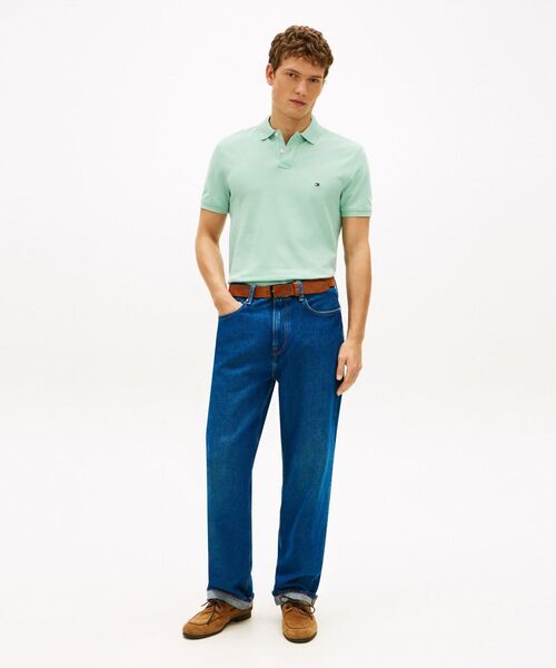 TOMMY HILFIGER(トミーヒルフィガー)の「レギュラーポロシャツ(ポロシャツ・メンズ・グレー/ブルー/ネイビー/ピンク/グリーン/イエロー/カーキ・MEDIUM/LARGE/X-LARGE/SMALL)」の15枚目の写真