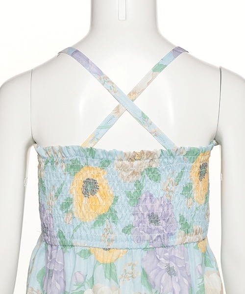 petit main(プティマイン)の「大花柄2way浴衣(浴衣・キッズ・サックスブルー/クリーム・100cm/110cm/90cm/130cm/120cm)」の11枚目の写真