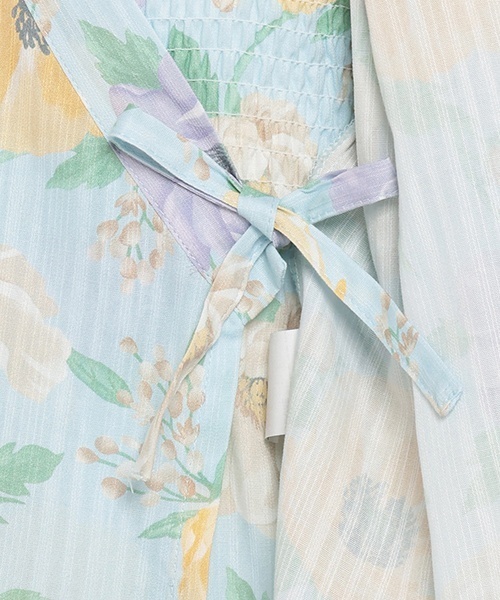 petit main(プティマイン)の「大花柄2way浴衣(浴衣・キッズ・サックスブルー/クリーム・100cm/110cm/90cm/130cm/120cm)」の17枚目の写真