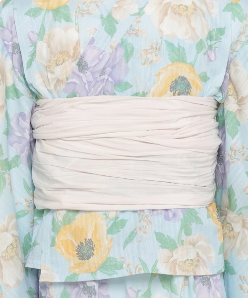 petit main(プティマイン)の「大花柄2way浴衣(浴衣・キッズ・サックスブルー/クリーム・100cm/110cm/90cm/130cm/120cm)」の18枚目の写真