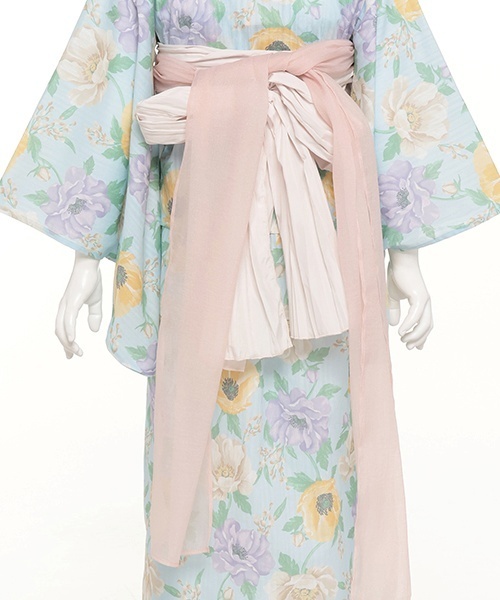 petit main(プティマイン)の「大花柄2way浴衣(浴衣・キッズ・サックスブルー/クリーム・100cm/110cm/90cm/130cm/120cm)」の22枚目の写真