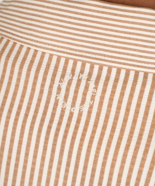 SUNS by #Re:room（サンズバイリルーム）の「スイッチングシアサッカーオープンカラーシャツ（シャツ/ブラウス・メンズ・ブラック/ブルー・SMALL/MEDIUM）」の18枚目の写真