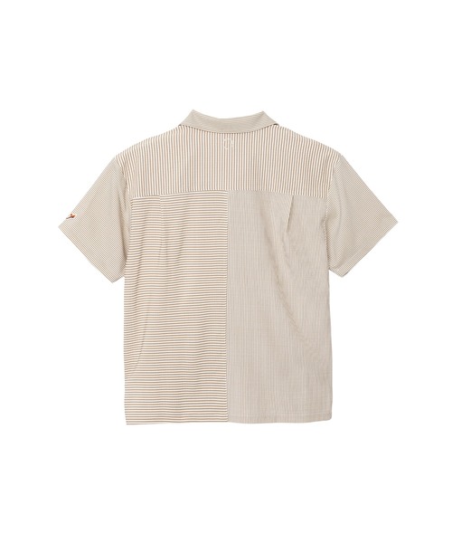 SUNS by #Re:room（サンズバイリルーム）の「スイッチングシアサッカーオープンカラーシャツ（シャツ/ブラウス・メンズ・ブラック/ブルー・SMALL/MEDIUM）」の21枚目の写真