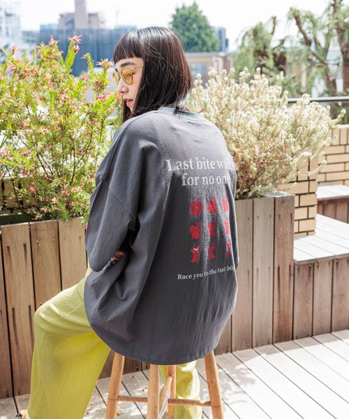 Fishs Eddy（フィッシュエディ）の「【Fishs Eddy(フィッシュエディ)】アソートTシャツ【UNISEX】（Tシャツ/カットソー・レディース・オフホワイト/チャコール/ライトグレー・MEDIUM/LARGE）」の3枚目の写真