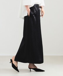 Demi-Luxe BEAMS | 【2/5再値下げ】アセテート サテン イージースカート(スカート)
