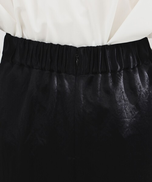 Demi-Luxe BEAMS（デミルクス ビームス）の「【2/5再値下げ】アセテート サテン イージースカート（スカート・レディース・ブラック/グレー・36/38）」の22枚目の写真