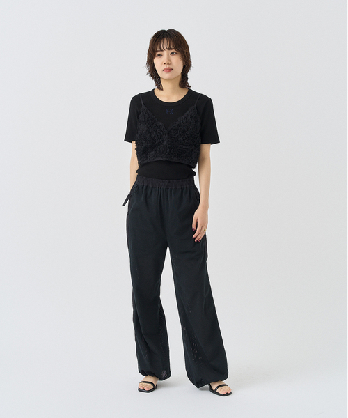 HARDY NOIR(アルディーノアール)の「《追加3》細リブTシャツ(Tシャツ/カットソー・レディース・ブラック/ホワイト・FREE)」の8枚目の写真